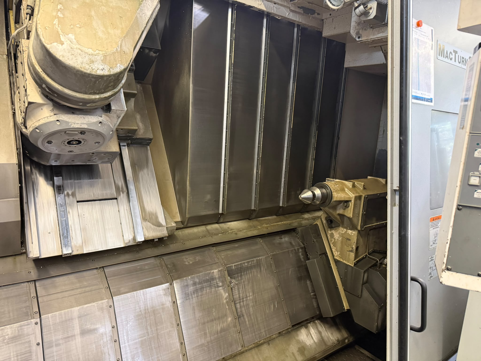 H1 Turret HSK 63A Spindle, B and Y axis.