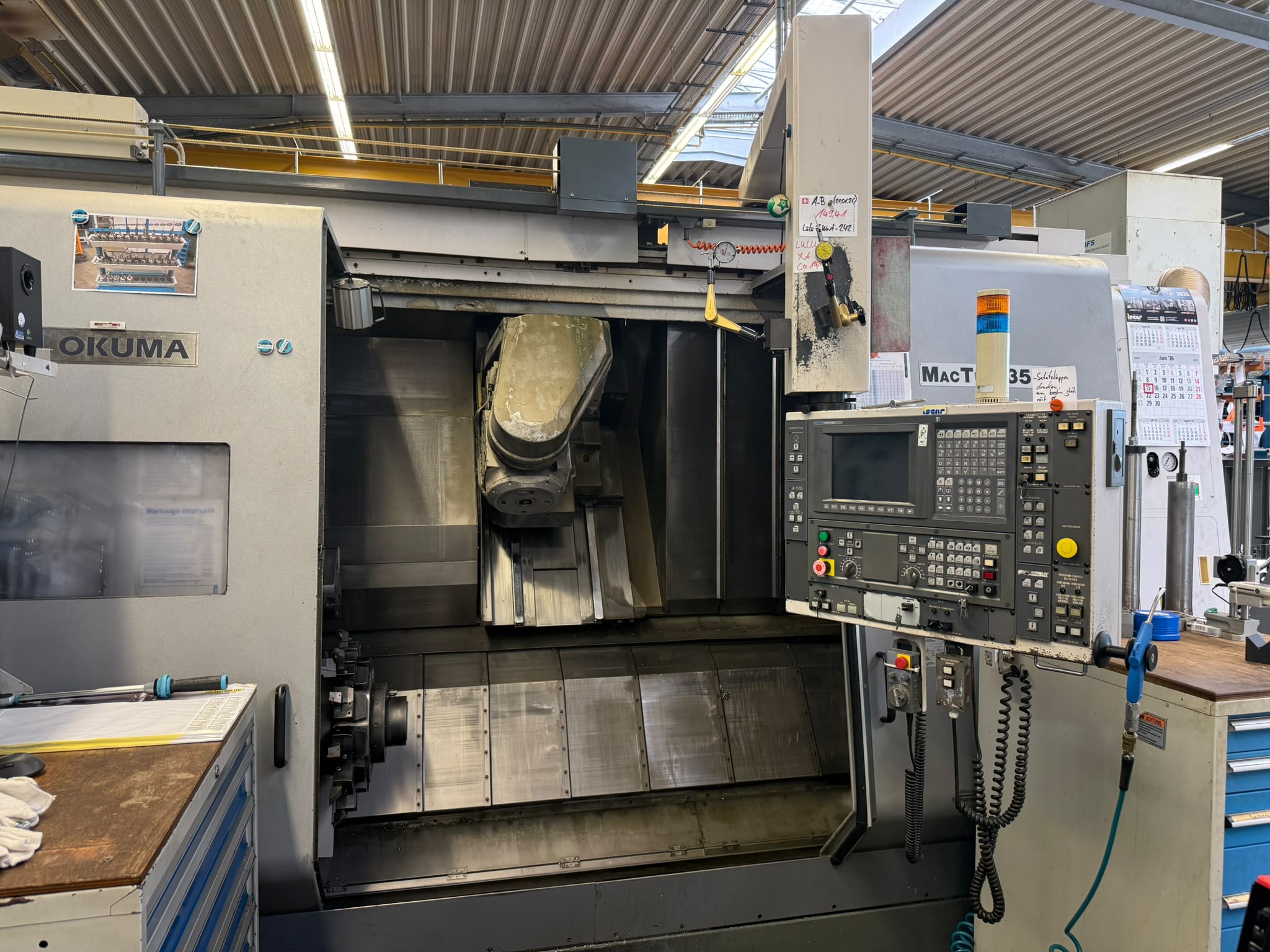 Macturn 350 x 1500 Front vieuw open door